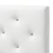 Baxton Studio Viviana White Upholstered Button-Tufted Twin Size Headboard 125-6973 - alternate 4